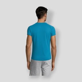 Tee-shirt à manches raglan Sporty homme - Aqua - Sol's