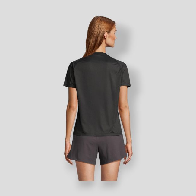 T-shirt de mangas raglan Vortex mulher - Preto - Sol's
