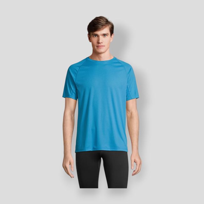 Tee-shirt à manches raglan Vortex homme - Aqua - Sol's