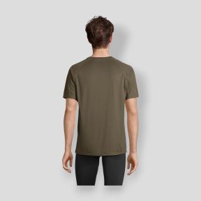 T-shirt de mangas raglan Vortex homem - Army - Sol's
