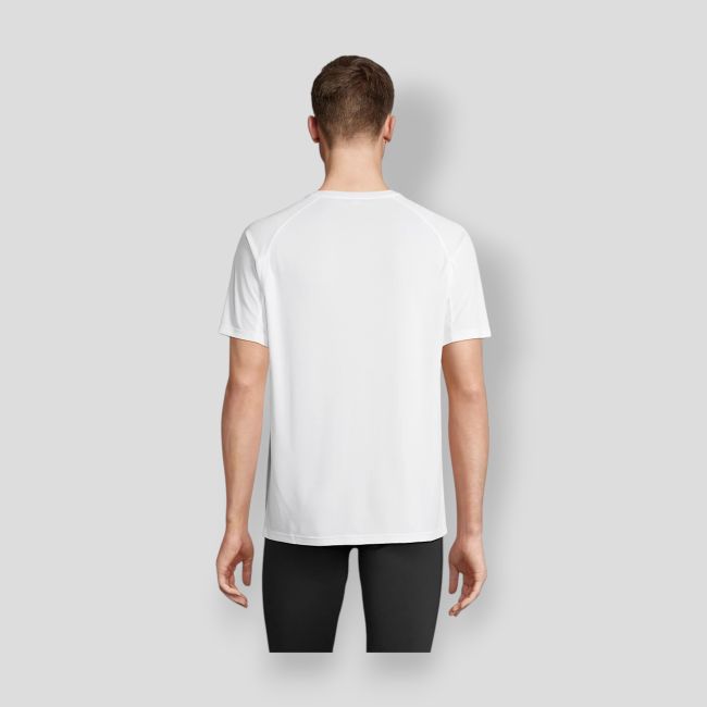 Tee-shirt met raglanmouwen Vortex heren - Wit - Sol's