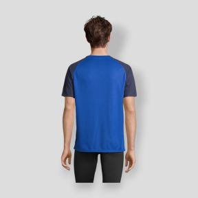 T-shirt de mangas raglan Vortex masculino - French Marine/Royal - Sol's