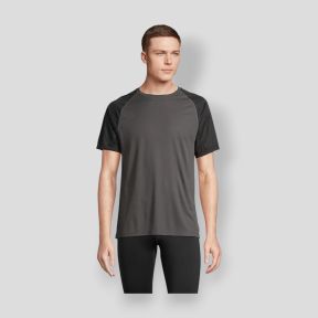Tee-shirt à manches raglan Vortex homme - Noir/Anthracite - Sol's