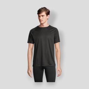 Tee-shirt à manches raglan Vortex homme - Noir - Sol's