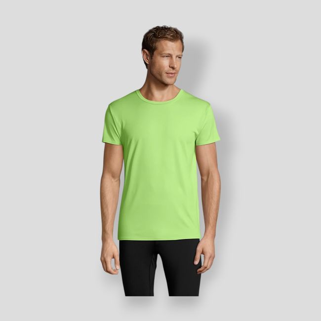 T-shirt de desporto Sprint - Verde Maçã - Sol's