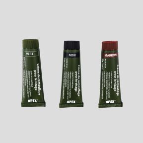 Set de 3 tubos de crema de camuflaje - Verde/Marrón/Negro - OPEX