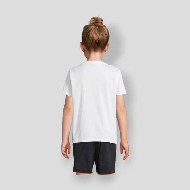 Sport T-shirt Sprint kind - Wit - Sol's