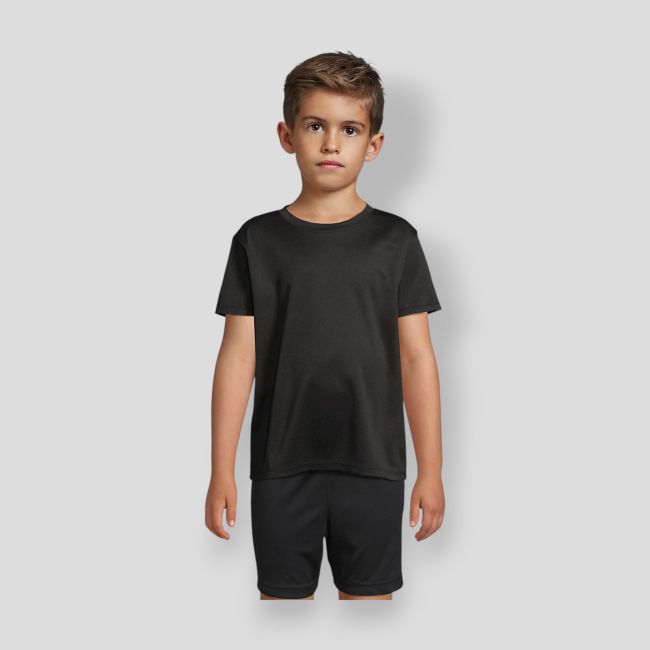 Tee-shirt de sport Sprint enfant - Noir - Sol's