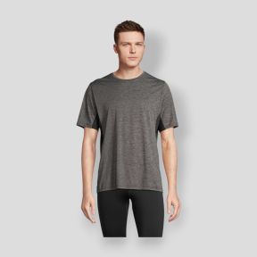 T-shirt de desporto Storm - Preto Mesclado/Preto - Sol's
