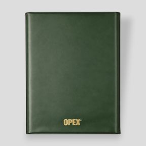 Carpeta portadocumentos A5 en PVC - Verde Oliva - OPEX