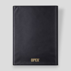 Porta-documentos A5 em PVC - Preto - OPEX