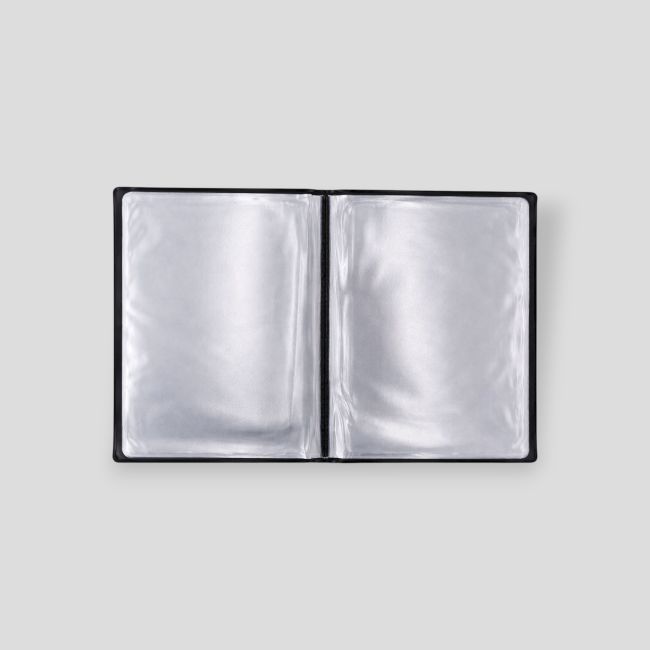 Dokumentenschutzhülle A5 aus PVC - Schwarz - OPEX