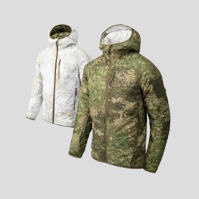 Omkeerbare veste Wolfhound Hoodie® - Windbreaker - Pencott Wildwood/Pencott Snowdrift - Helikon