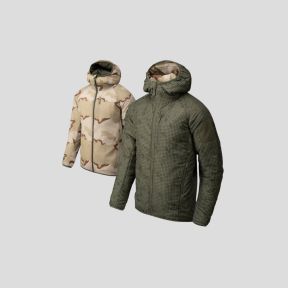 Veste réversible Wolfhound Hoodie® - Coupe-vent - Camouflage nuit désert/Désert américain - Helikon