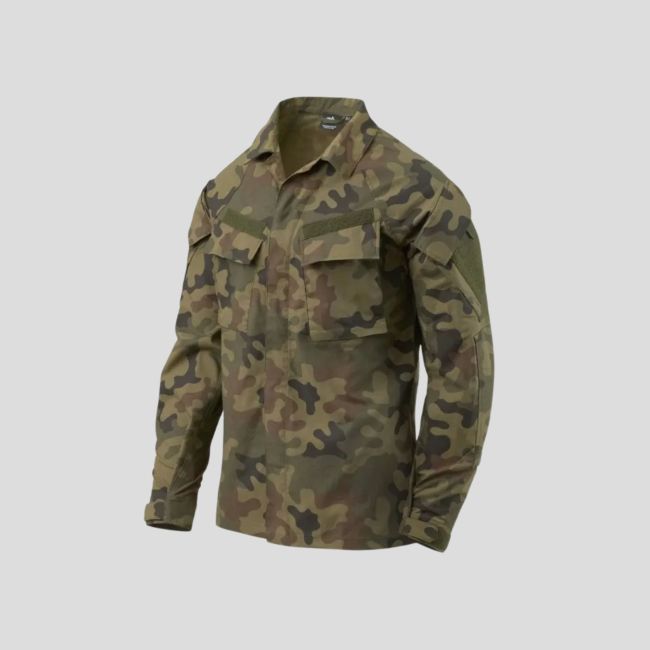 Jaqueta - Tecido Ripstop extensível em policotão - PL Woodland - Helikon