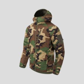 Kapuzenpullover Kurtka WOLFHOUND - Climashield® Apex 67g - US Woodland - Helikon