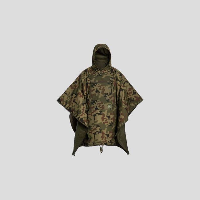 Poncho SWAGMAN ROLL - PL Woodland - Helikon