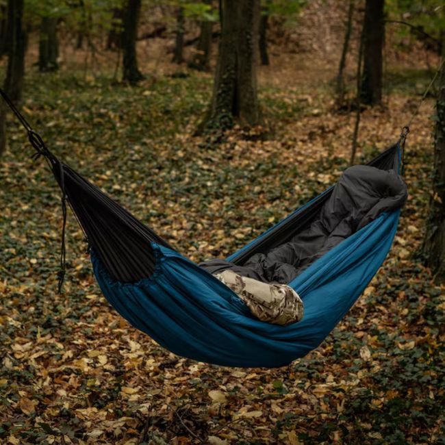Poncho SWAGMAN ROLL - Azul turquesa - Helikon