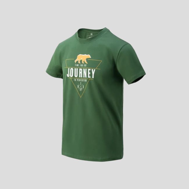 T-Shirt (Journey to Perfection) - Monstera-Grün - Helikon