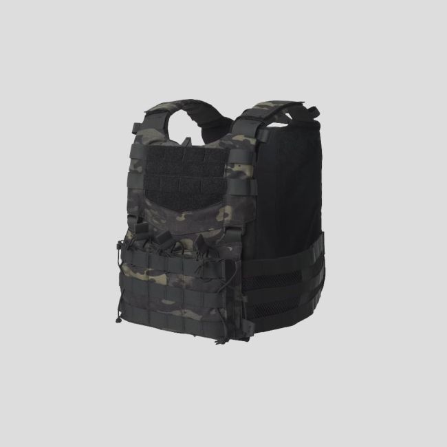 Chaleco Portaplacas Guardian - MultiCam® Negro - Helikon