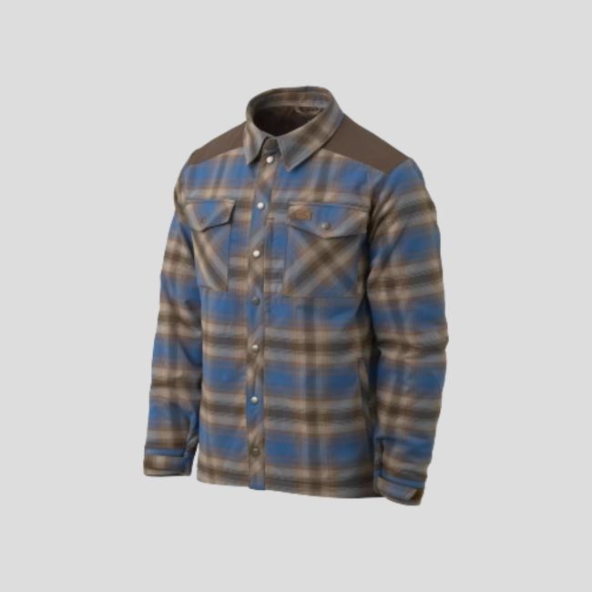 Camisa Winter Warden - Cuadros azul bosque - Helikon