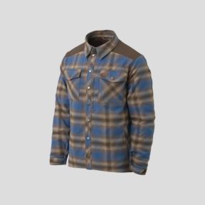 Camicia Winter Warden - Quadri blu foresta - Helikon