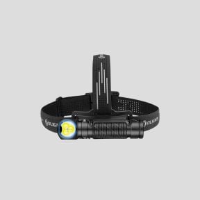 Schwenkbare und wiederaufladbare Stirnlampe Perun 3 (3 000 Lumen) - Schwarz - Olight