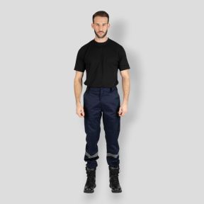 Feuerwehr-Sicherheitshose mit Elasthan SAFETY - Marine - Nine Worths