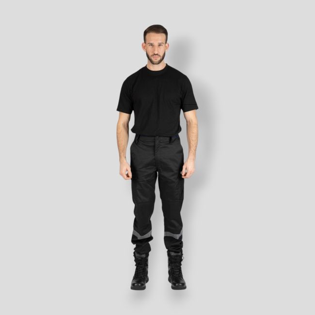 Pantalone Sicurezza con elastan SAFETY - Nero - Nine Worths
