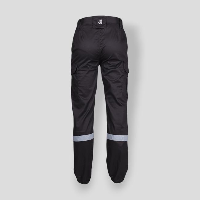 Veiligheidsbroek met elasthaan SAFETY - Zwart - Nine Worths