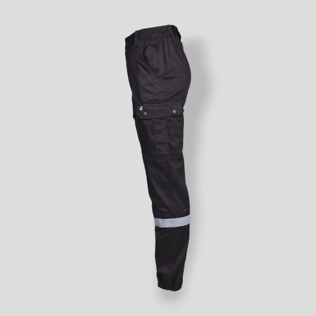 Calça de Segurança com elastano SAFETY - Preta - Nine Worths