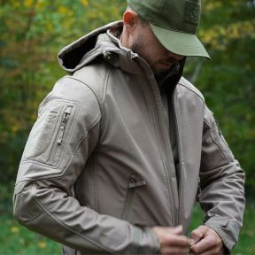 Softshell ripstop jack Dutycall - Coyote - GK