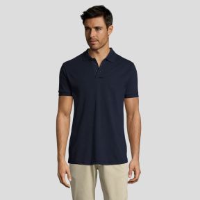 Poloshirt met korte mouwen in polykatoen Prime heren - French Marine - Sol's