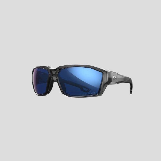 Lunettes de soleil Alpine (verres Captivate™ polarisés et miroirs Bleus) - Gris Transparent - Wiley X