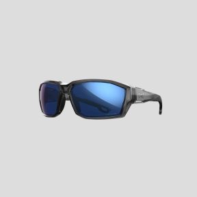 Alpine Sonnenbrille (Captivate™ polarisierte und blaue Verspiegelungsgläser) - Transparent Grau - Wiley X