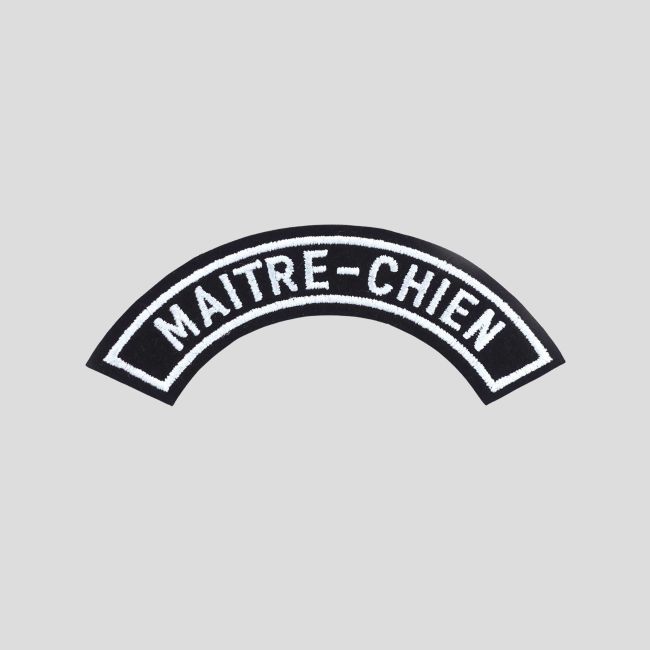 ECUSSON DEMI LUNE M.CH Blanc - Patrol Equipement