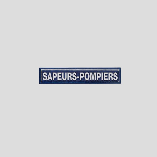 BARRETTE RETRO REFLECHISSANTE SP BLEU - Patrol Equipement