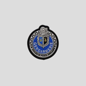 Patch in tessuto con velcro Unità dei Motociclisti della Gendarmeria OPJ - Alta visibilità