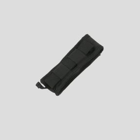 Messenetui FEROSS, RAVAGE, RESCUE en New-YORK met klep - Full Black - Dimatex