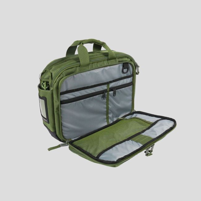 Mallette porte-documents CONTROL 17" - Vert OTAN - Dimatex