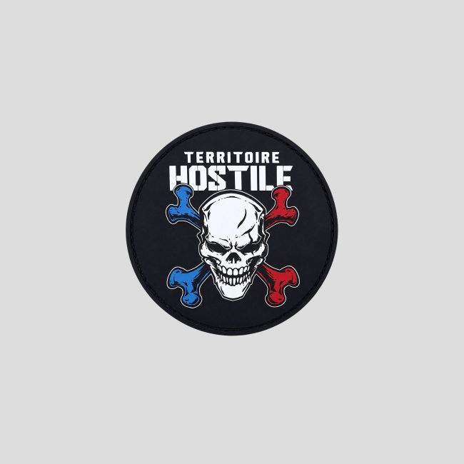 Patch PVC rond Territoire Hostile - Noir - OPEX