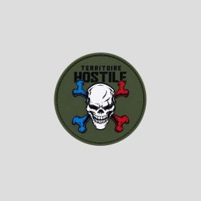 Patch PVC rotondo Territorio Ostile - Verde Oliva - OPEX