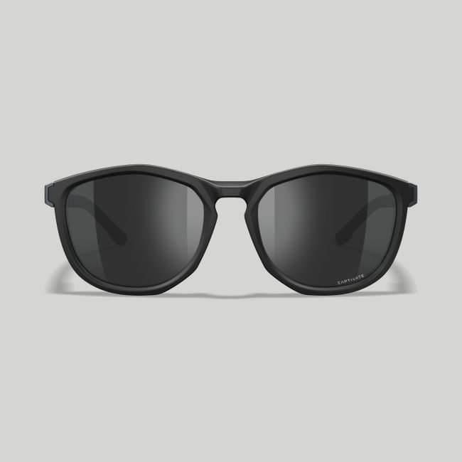 Gafas de sol Bravo (lentes Captivate™ espejos Negros) - Negro/Gris - Wiley X