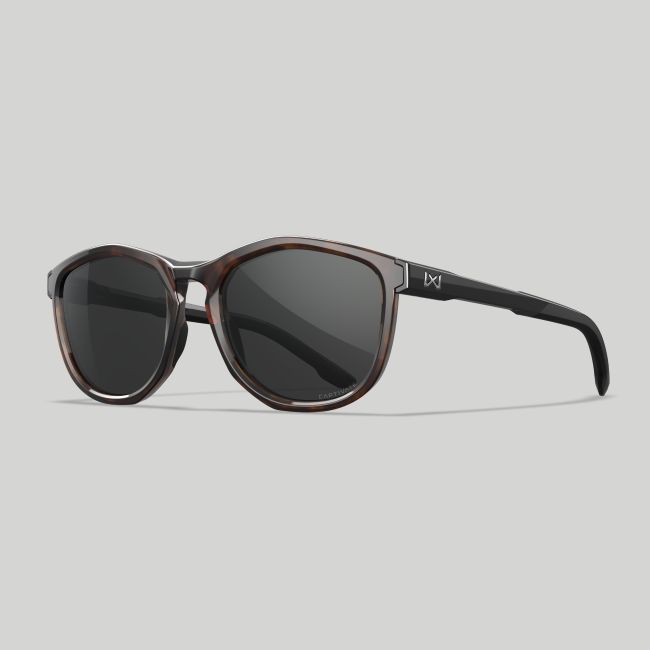Occhiali da sole Bravo (lenti Captivate™ polarizzate Grigio) - Marrone Screziato/Nero - Wiley X