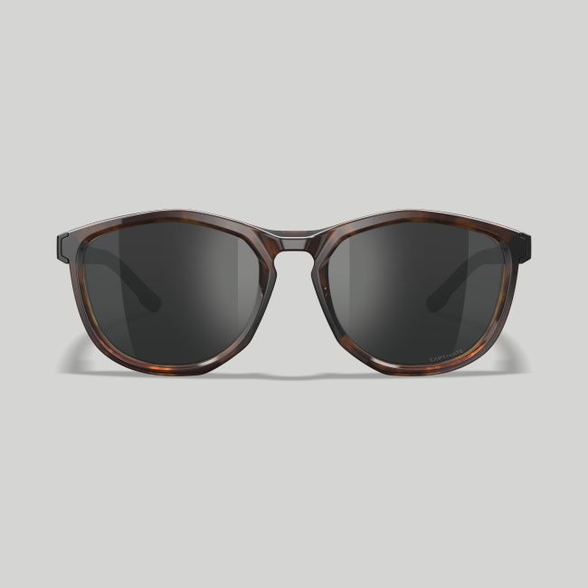 Óculos de sol Bravo (lentes Captivate™ polarizadas Cinza) - Castanho Manchado/Preto - Wiley X
