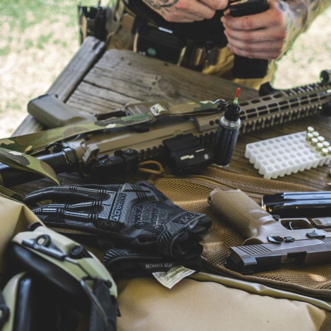 Rękawice M-Pact T/S 0,5mm - Czarne - Mechanix