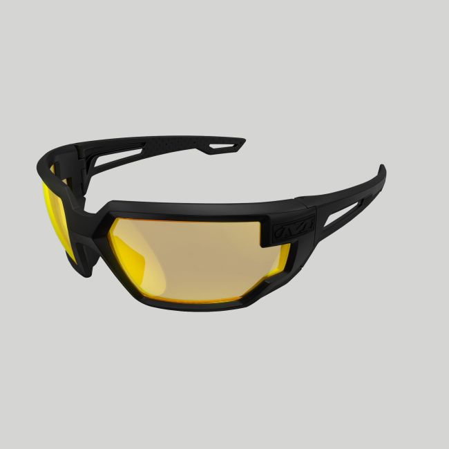 Óculos de proteção balística Type-X (lentes Âmbar) - Preto - Mechanix