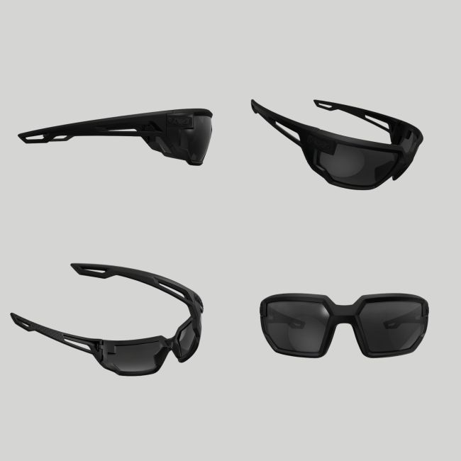 Óculos de proteção balística Type-X (lentes Fumadas) - Preto - Mechanix