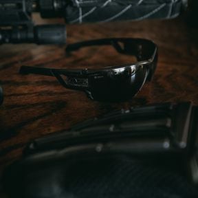 Gafas de protección balística Tipo-N (pantalla ahumada) - Negro - Mechanix