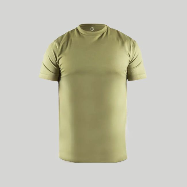 Neutrales T-Shirt - Olivgrün - GK